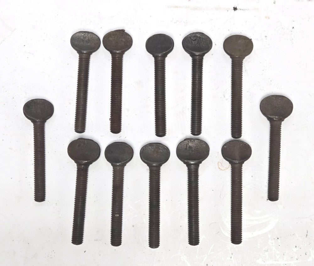 SPADE HEAD THUMB SCREWS 14G 4" OAL 3" THREAD LENGTH *LOT OF 12*
