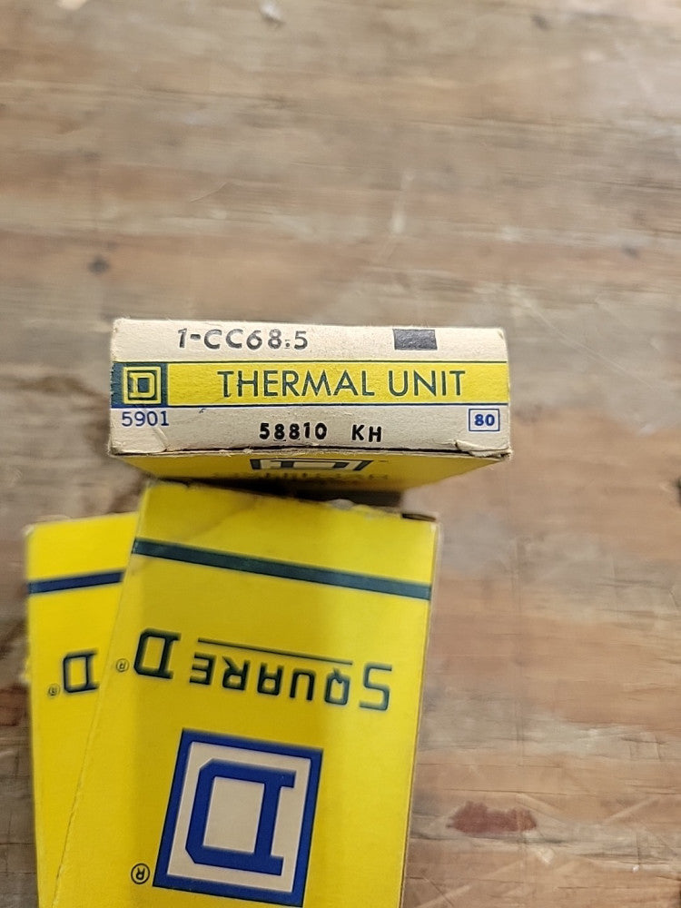 1- New Old Stock! Square D CC68.5 Thermal Overload Heater Element