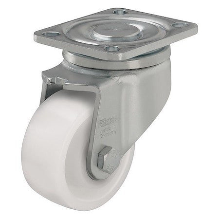 Zoro Select Lh-Spo 75K Swivel Plate Caster,Nylon,3 In.,660 Lb.,A