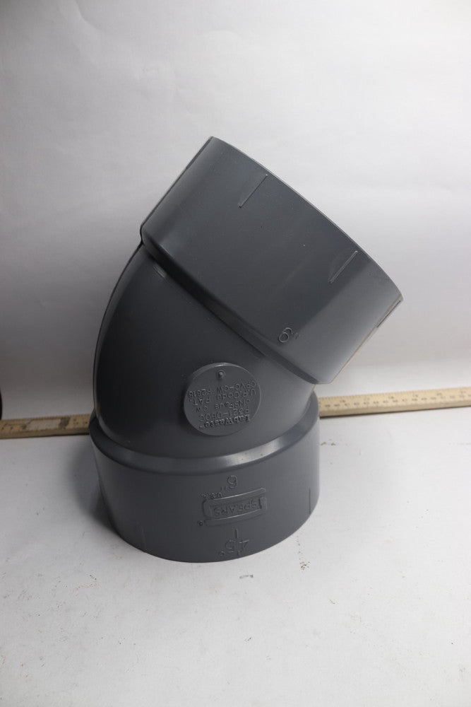 Spears Hub Straight and Street 45 Degree Elbow Schedule 40 CPVC 6"