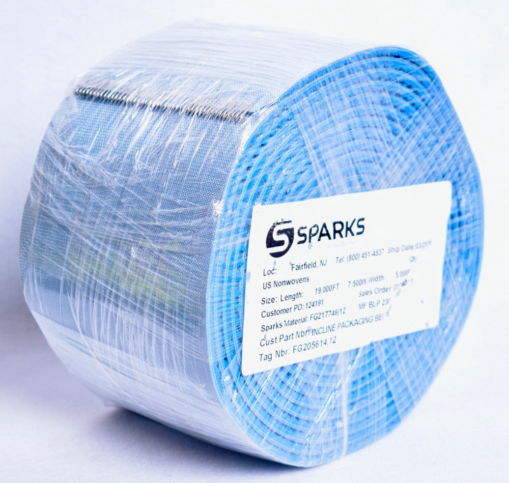 Sparks Belting MF BLP 230 Mono Flex Conveyor Belt 5" Width x 19' 7.5" 03-423