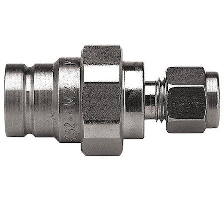 Parker Fs-252-4Mz Hydraulic Quick Connect Hose Coupling, 316 Stainless Steel