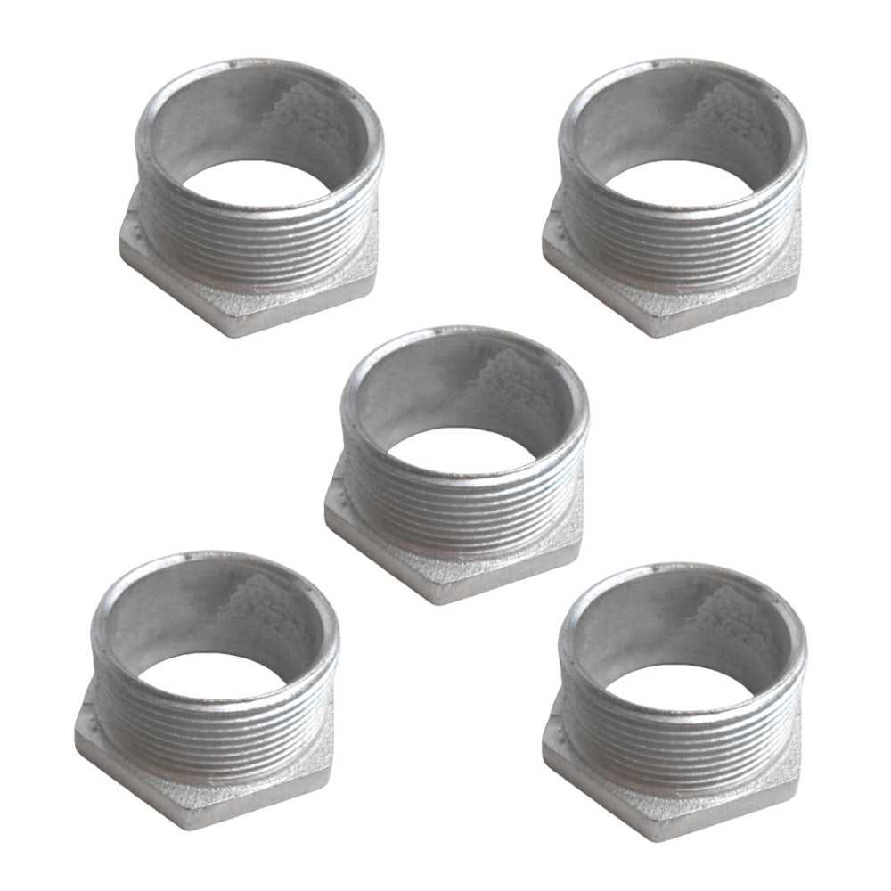 O-Z GEDNEY BUSHED CONDUIT NIPPLES 7-150 (LOT OF 5) 1-1/2"