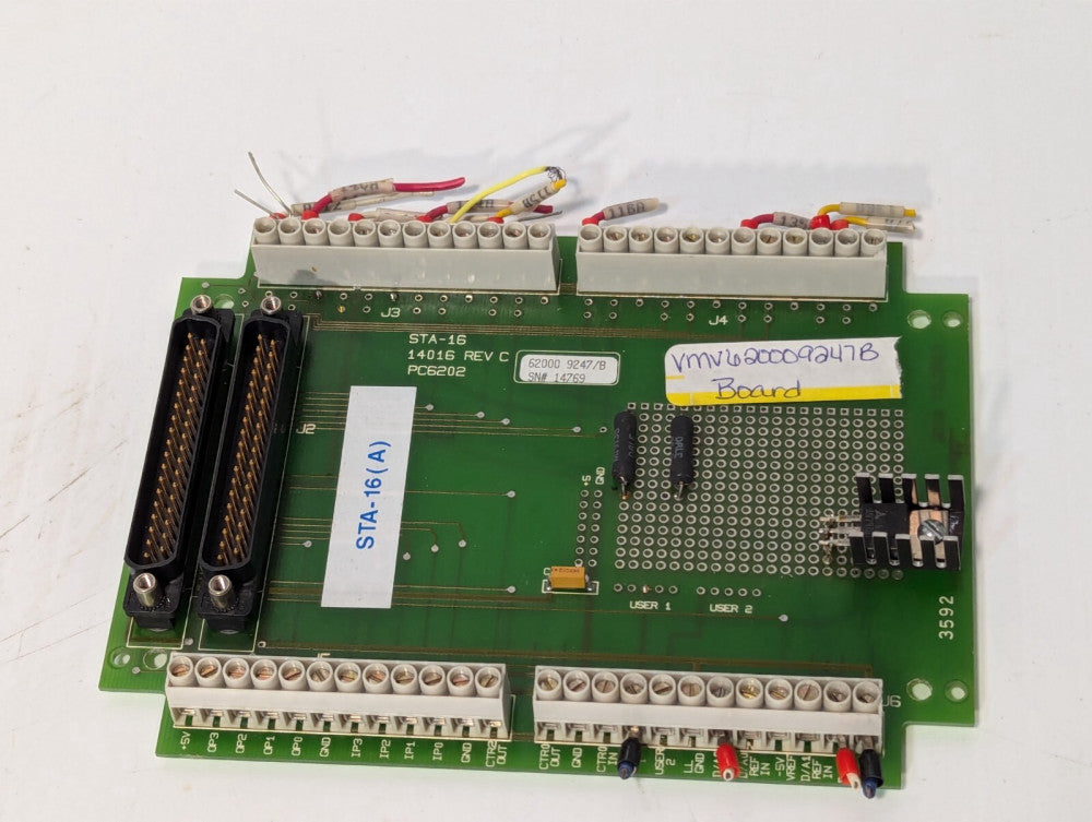 MBC STA-16, 14016 PC6202, rev. C, 62000 9247/B circuit board