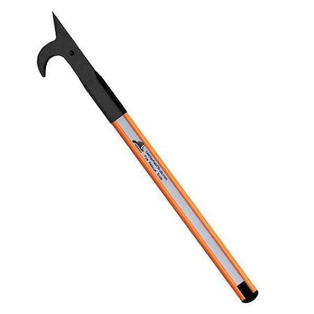 Leatherhead Tools Dbo-8Ah-B American Hook, 8 Ft. Dog Bone Pole, Hiviz Orange