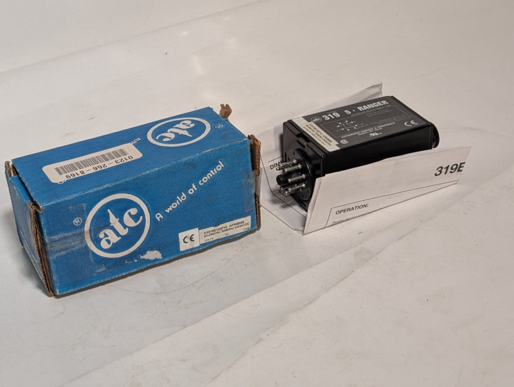 ATC 319E-TDR-SS Series 319 5-Ranger On Delay Adjustable TDR, 1/6HP, 7A, 120/240V