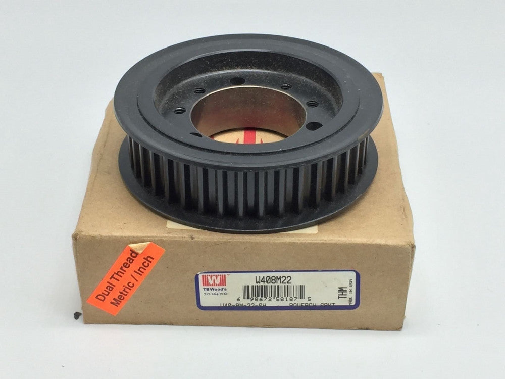 NEW TB WOODS W40-8M-22-SH WOODS POWERTRAIN SPROCKET 40TEETH 8MM BELT WIDTH