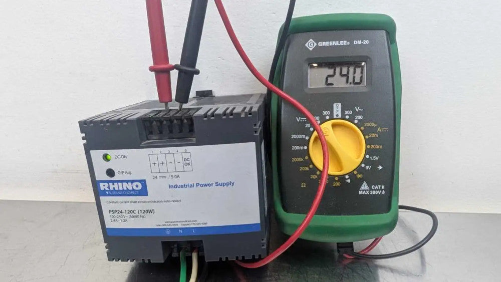 Rhino PSP24-120C Power Supply 100-240VAC 2.4-1.2A to 24VDC 5A