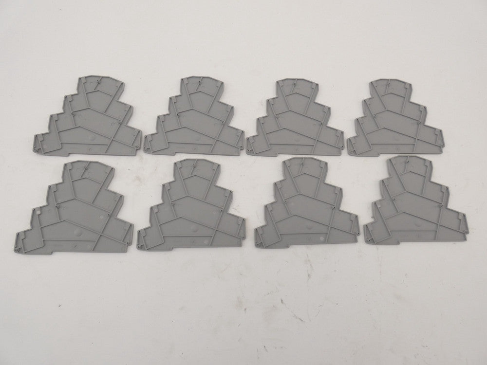 *Lot of 8* Phoenix Contact D-PT 2 5-PE/3L Terminal Block End Cover - NEW Surp...