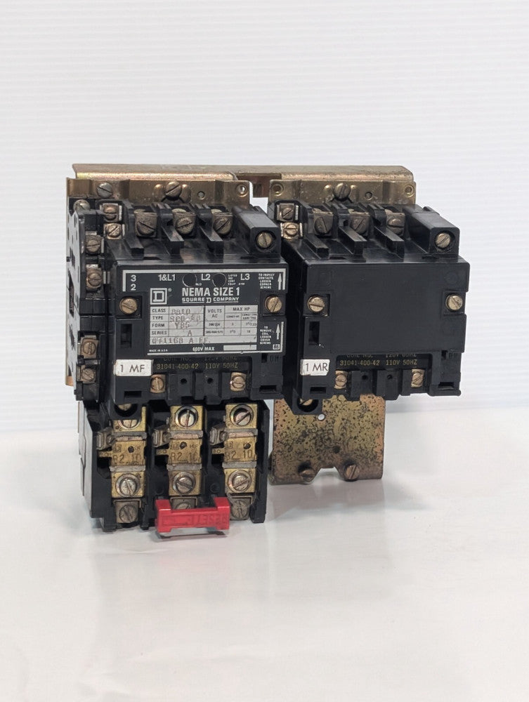 Square D 8810SC0-18 Motor Starter, NEMA Size 1, 31041-400-42 Coil
