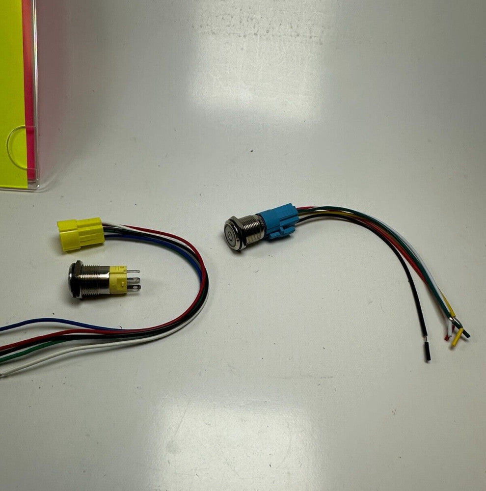 12-24V/G Switch with Power Symbol - Latching ( Lot of 2) New Fast Ship