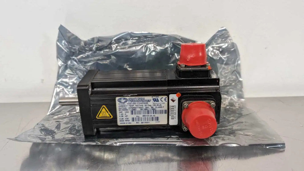 Control Techniques MGE-205-CONS-0000 Servo Motor 0.38HP 5000 RPM 960104-23 A2