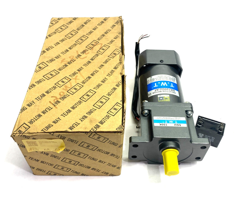 Tung Way Team 5IK120GU-AF Induction Motor 120W 1450/1720rpm w/ 5GU150K Gear Head