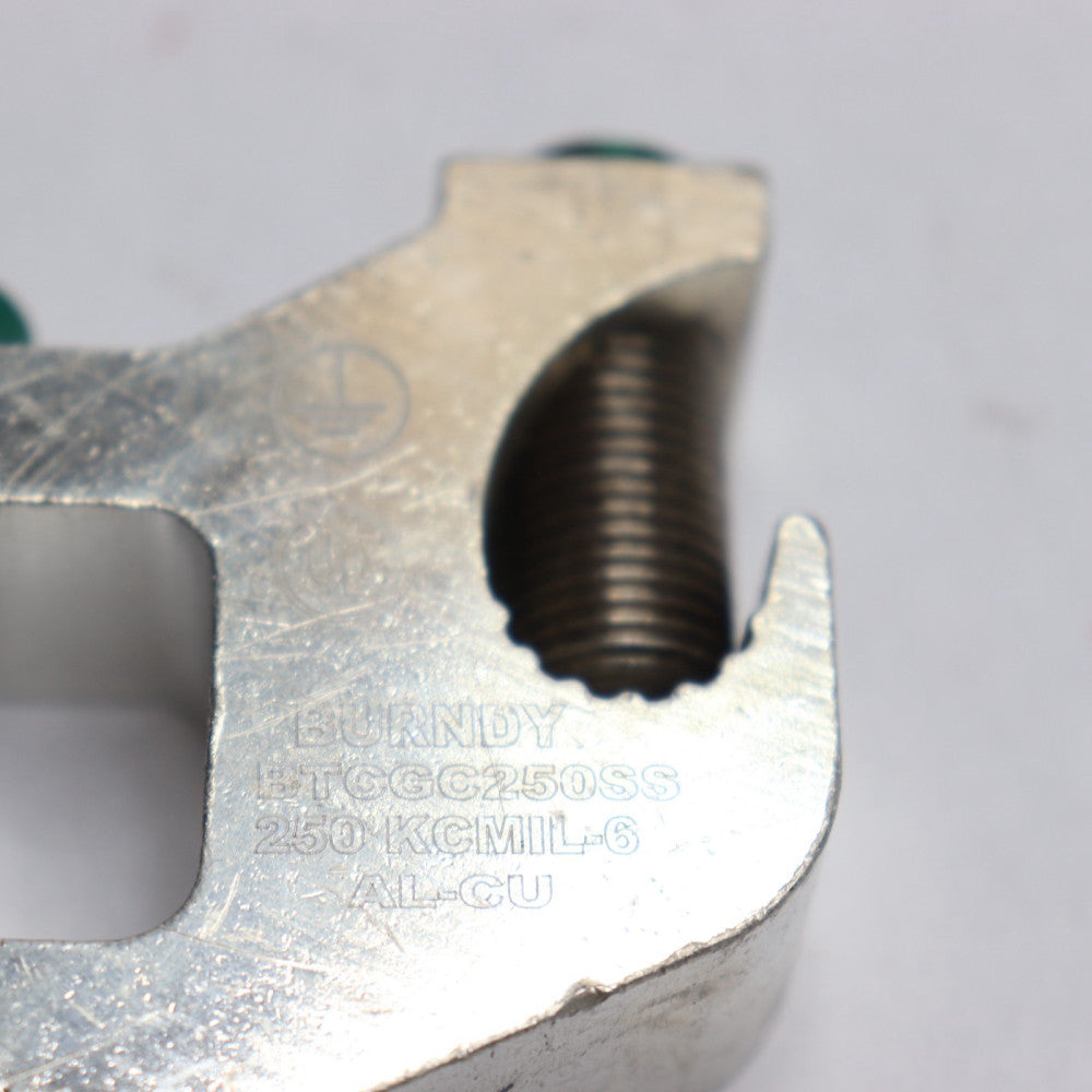 Burndy Ground Tray Clamp Aluminum # 6-250 kcmil BTCGC250SS