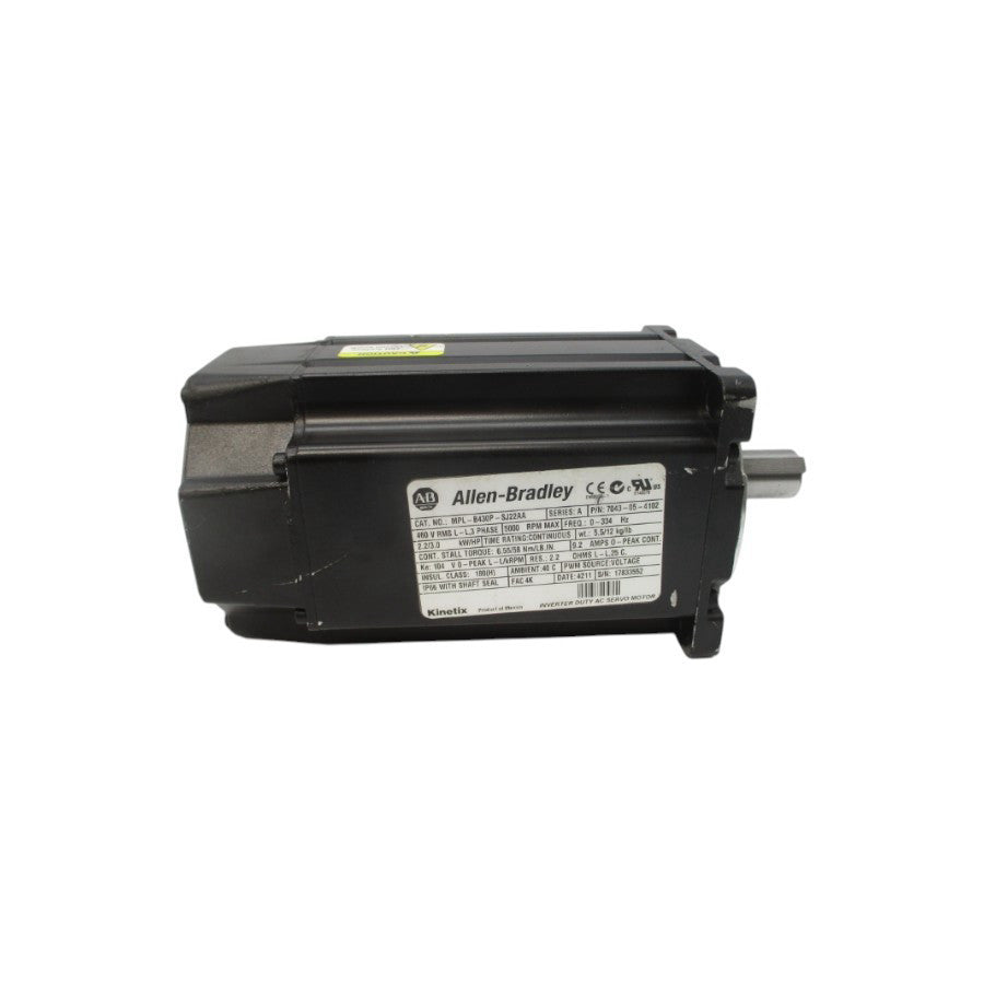 ALLEN BRADLEY MPL-B430P-SJ22AA SER. A 460VAC 9.2A NSNP