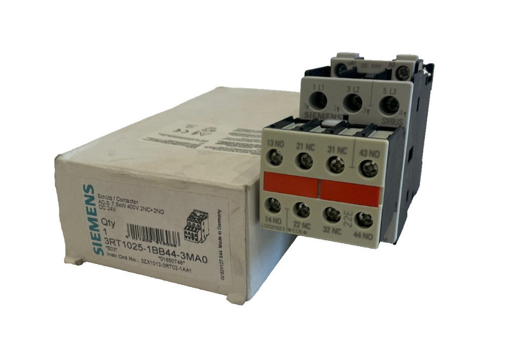 NEW SIEMENS 3RT1025-1BB44-3MA0 CONTACTOR 3RT10251BB443MA0