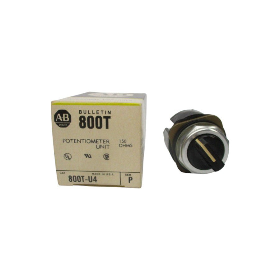 ALLEN BRADLEY 800T-U4 SER. P 300VAC (BK/YL) NSMP