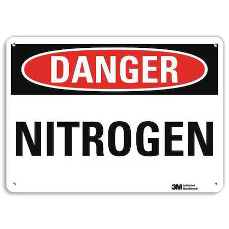 Lyle U3-1811-Ra_10X7 Danger Sign,4 Hole Mount,10In W X 7In H, U3-1811-Ra_10X7