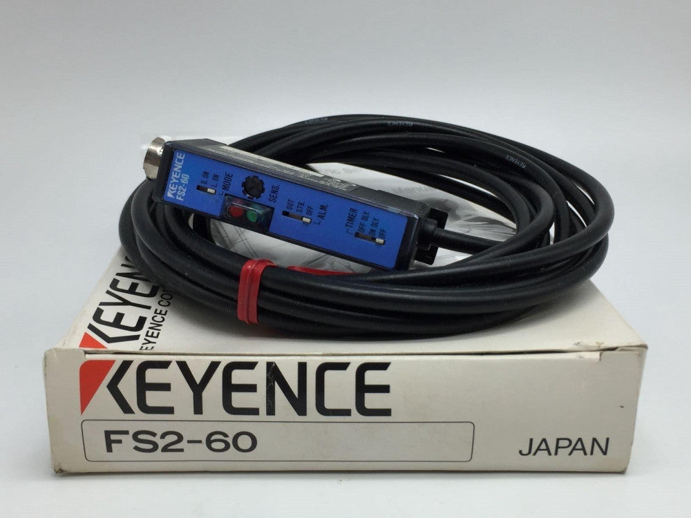 Keyence FS2-60 Fiber Amplifier Sensor 12-24VDC
