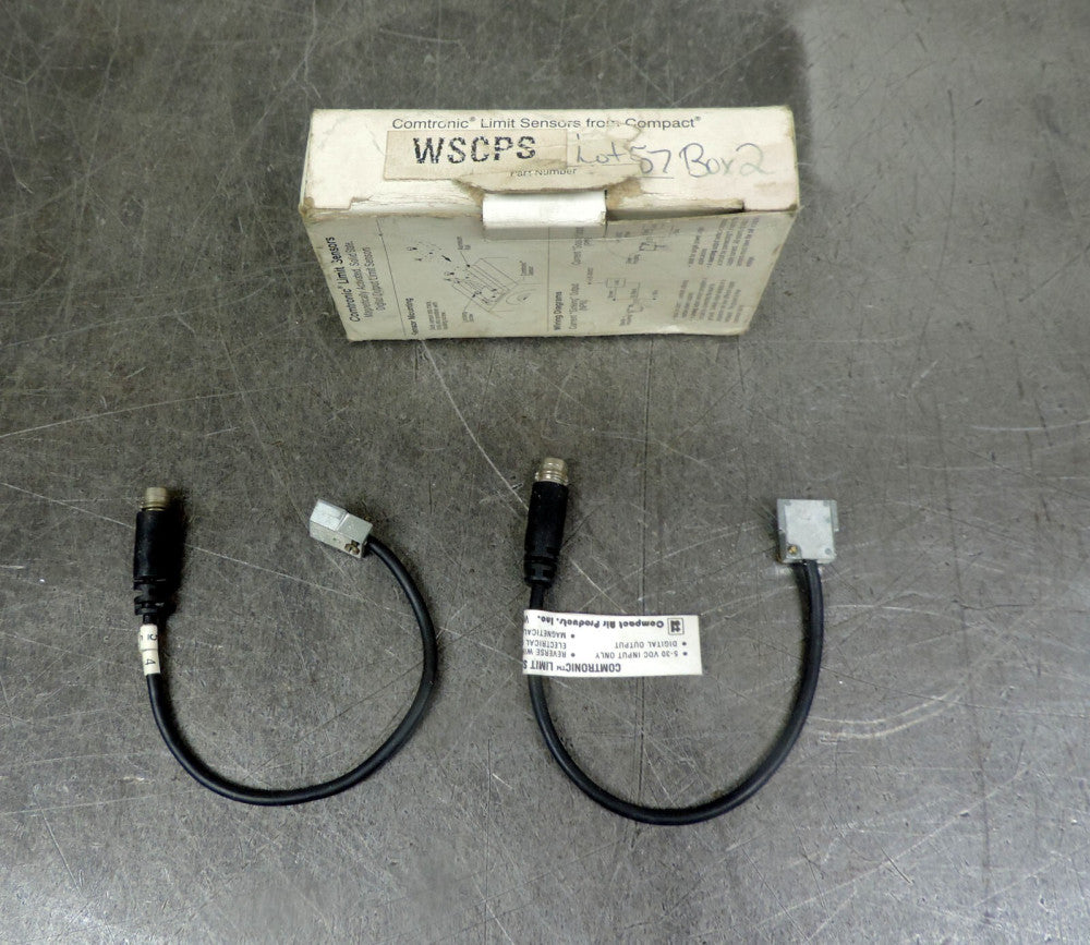 Compact Air Products Comtronic WSCPS Digital Output Limit Sensor Lot of Two (2)