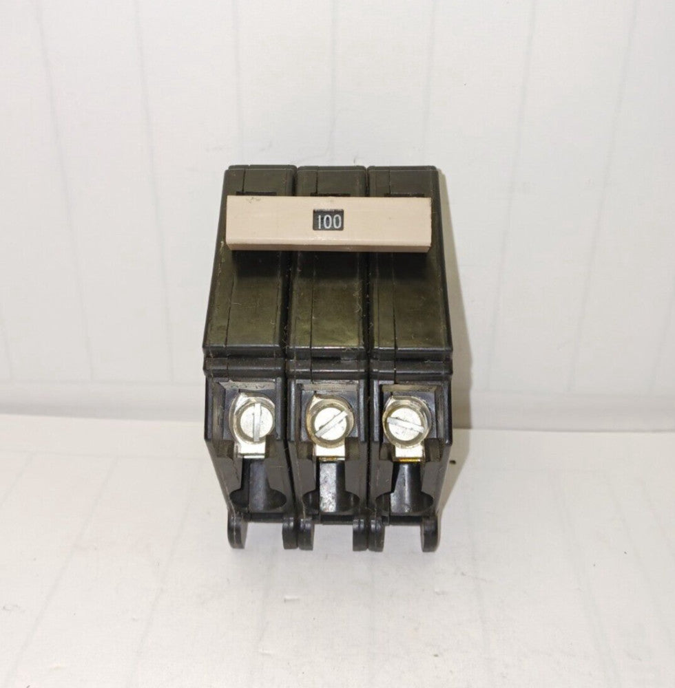 EATON 100 AMP CIRCUIT BREAKER 3 POLE 240 VAC CH3100