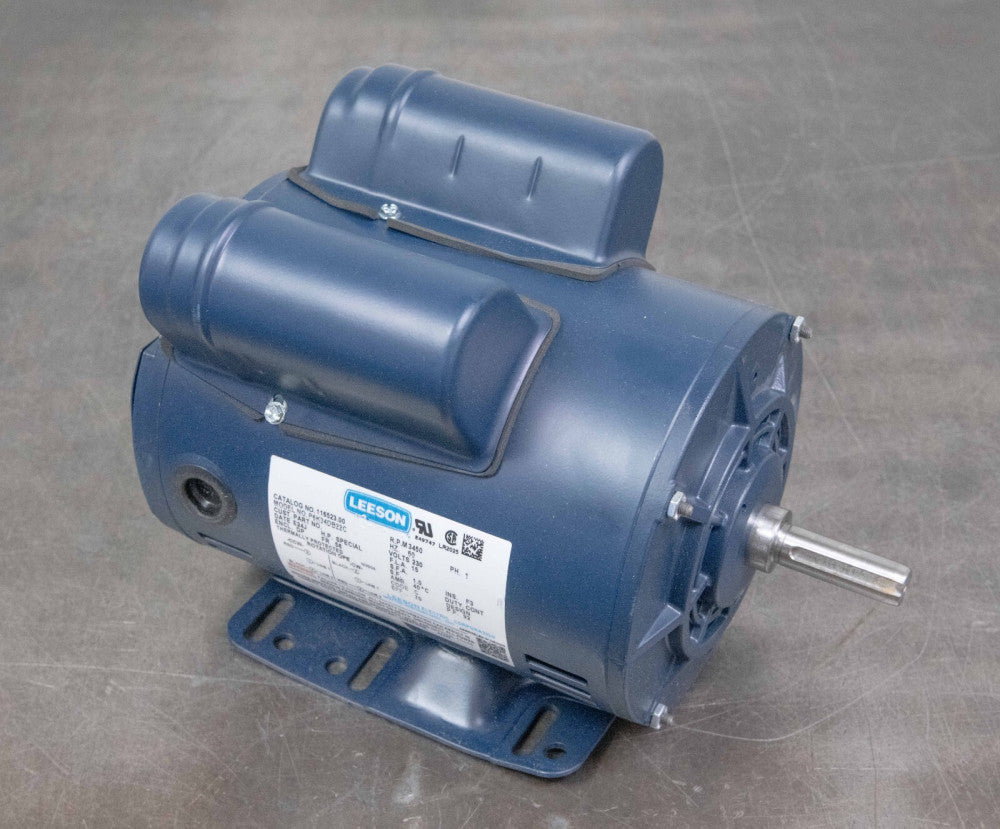 Leeson 116523.00 Electric Motor 5 HP Spl 3450 Rpm 1ph 208-230 V P6K34DB22