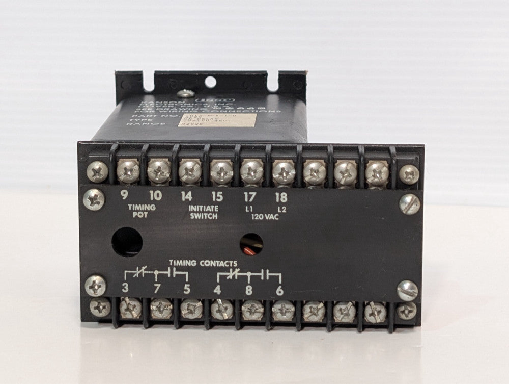 Kanson 1013-1-K-1-B Timer Delay, 0.5-100 Sec 92028