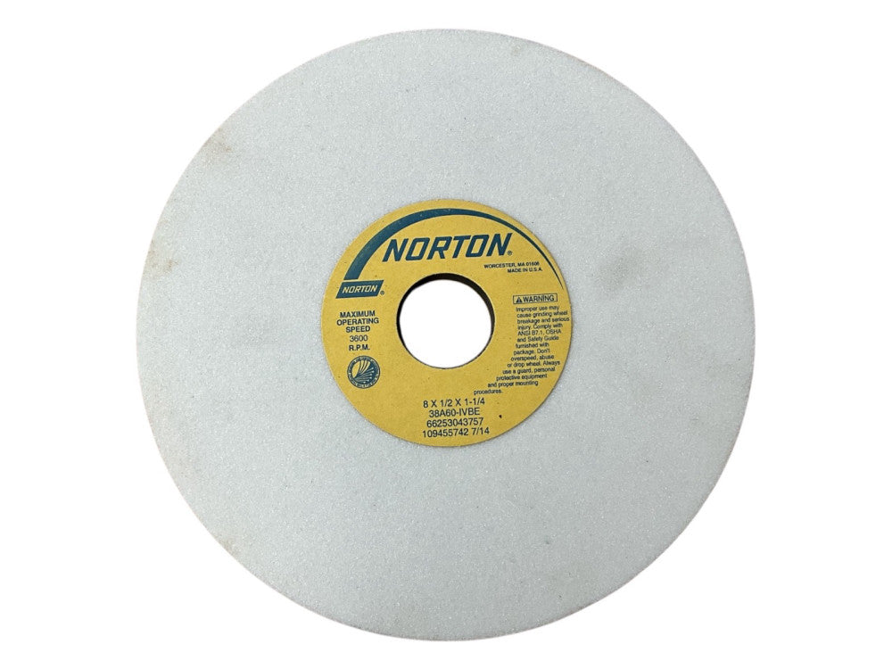 Norton 8x1/2x1-1/4 grinding wheel 38A60-IVBE, 66253043757