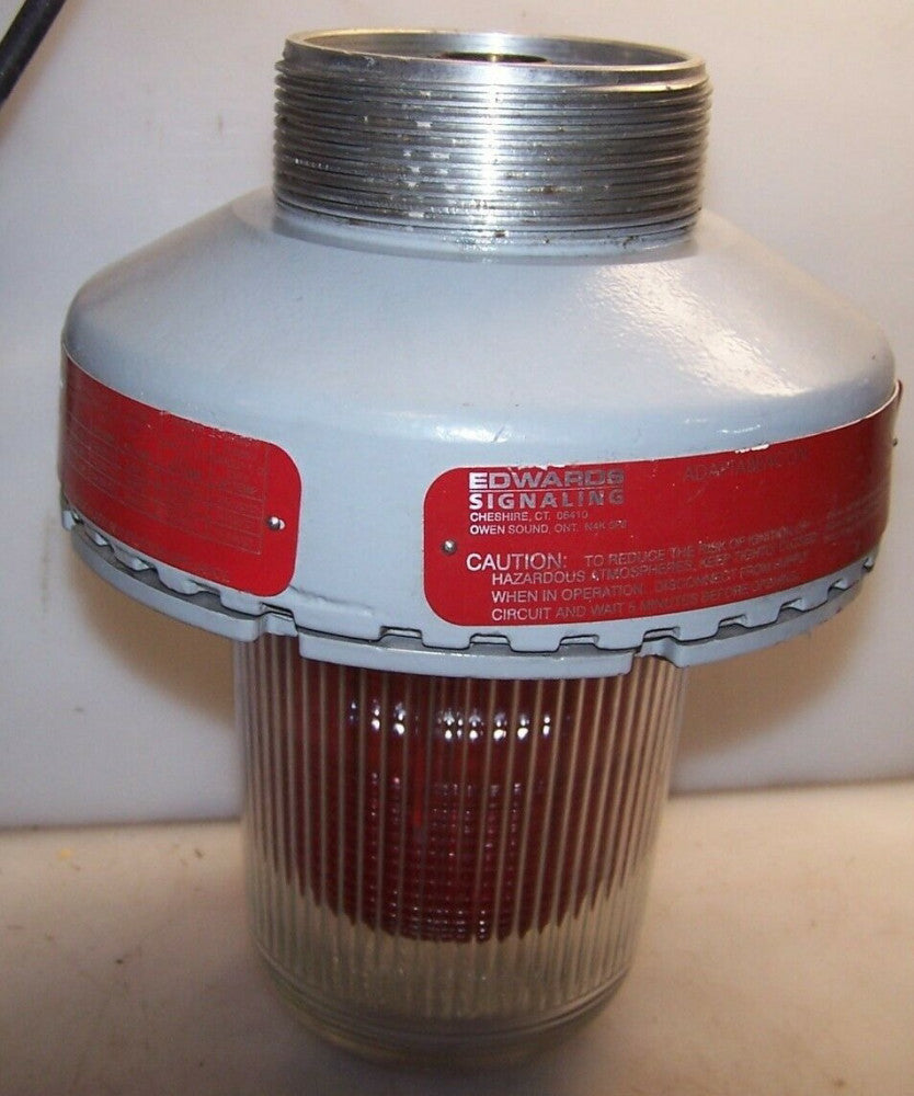 NEW EDWARDS 106EXCSTR-N5 RED BEACON LIGHT HAZARDOUS LOCATION 120 VAC
