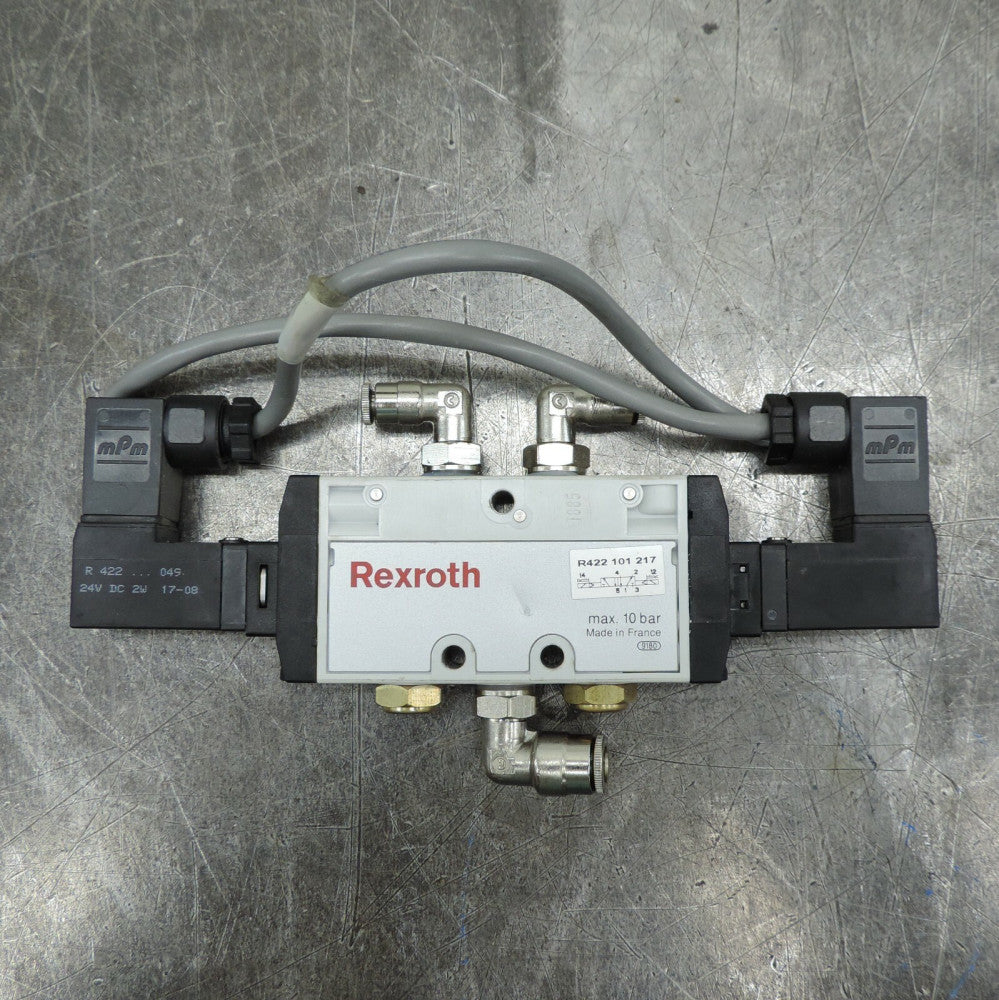Rexroth R422101217 Pneumatic Directional Valve 10 Bar 24v DC Fits AGFA Printer