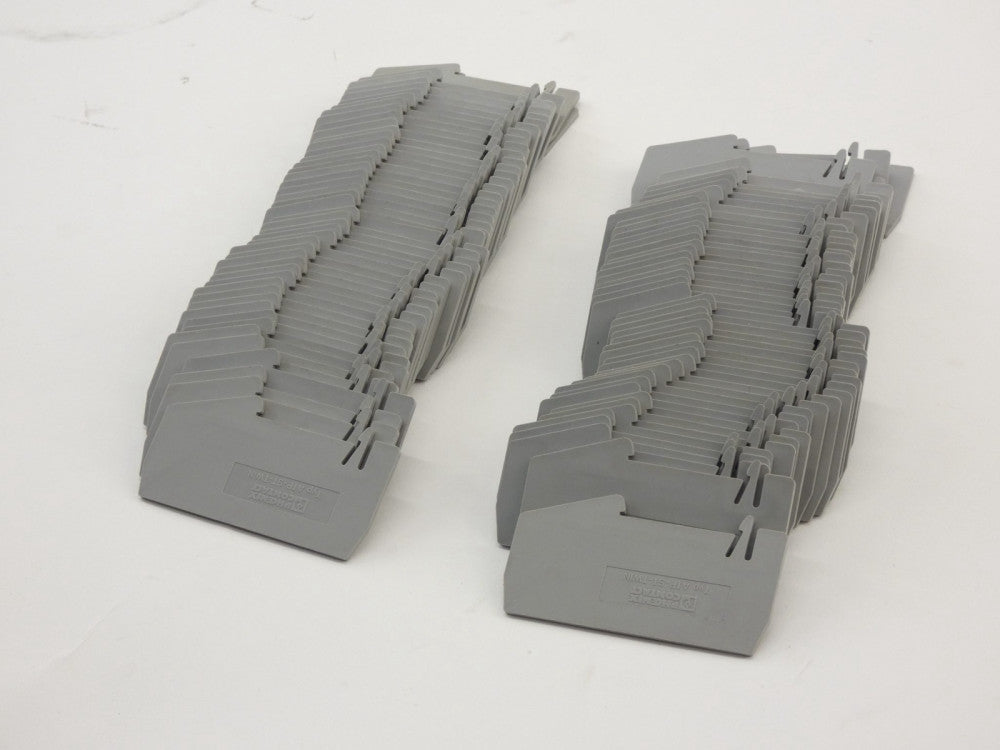 *Lot of 96* Phoenix Contact ATP-ST-TWIN Partition End Plate Gray Grey - NEW S...