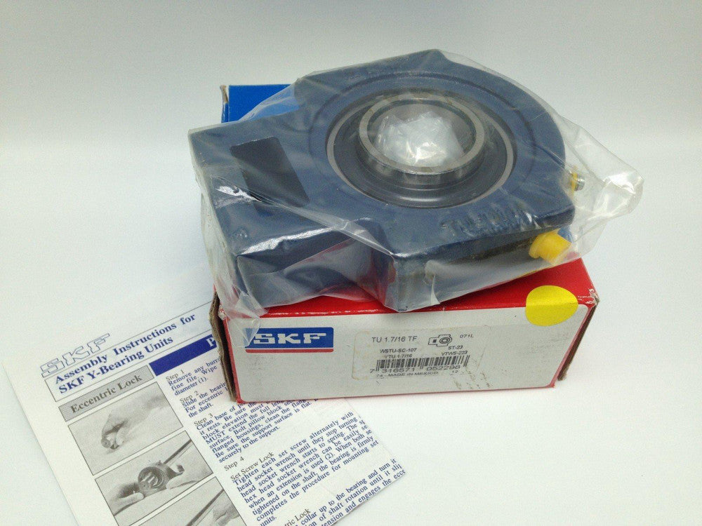 NEW SKF WSTU-SC-107 BALL BEARING ASSY TU 1.7/16 TF WTWS-223