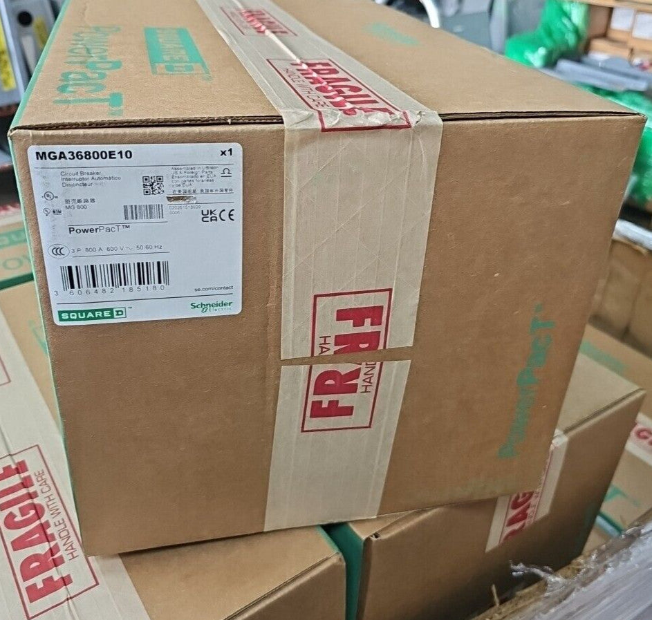 NEW MGA36800E10 SQUARE D 3P 600V 800A I-LINE POWERPACT CIRCUIT BREAKER MGA36800