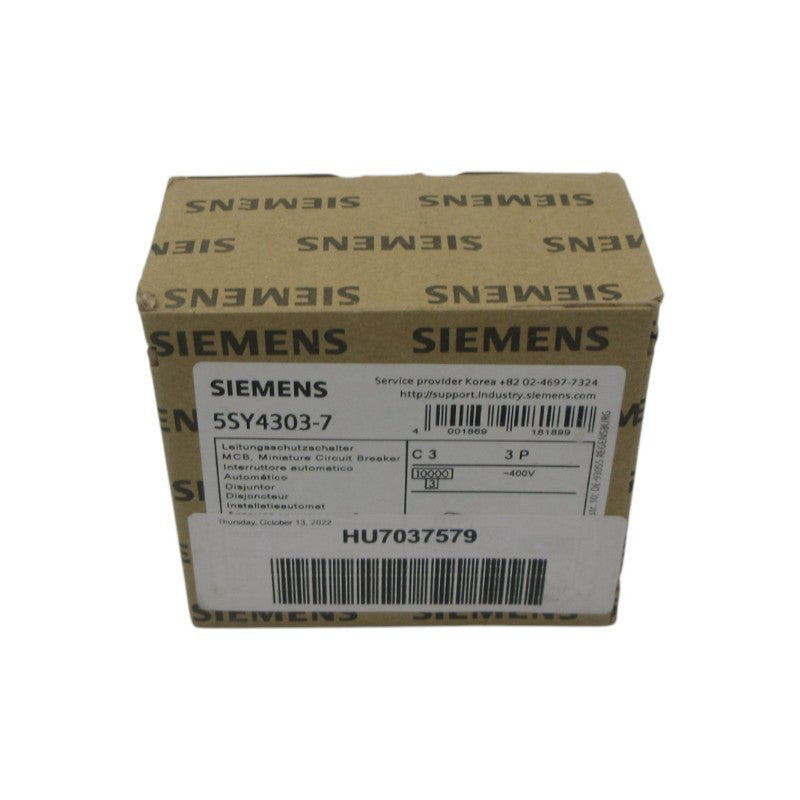SIEMENS 5SY4303-7 400V 3A NSMP