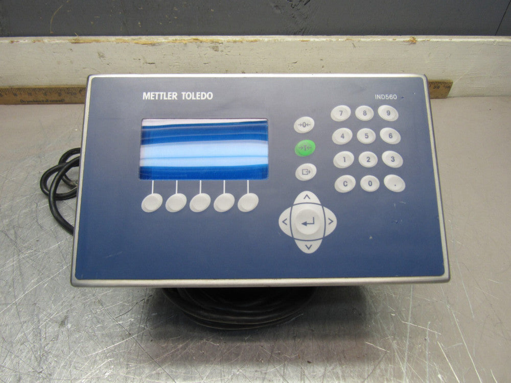 METTLER TOLEDO IND560-HARSH WEIGHING TERMINAL CONTROL PANEL XLNT USED TAKEOUT !!