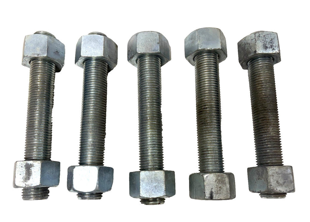 FULLY THREAD STUD, B7, 1-1/8"-8 THREAD, 8-1/2" LENGTH, 1-1/8" HEAVY HEX NUT