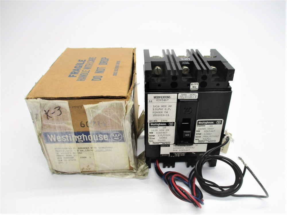 WESTINGHOUSE 82E5647 100A 600V (BLACK) NSMP