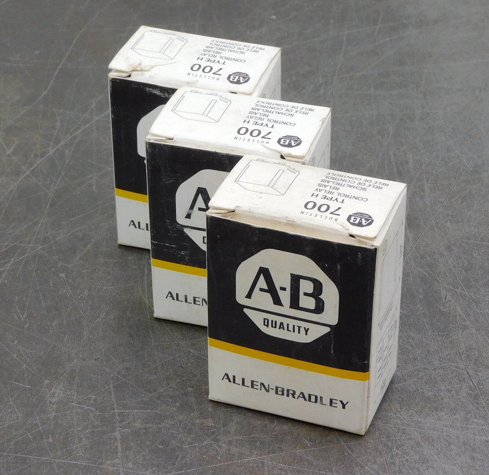 Allen-Bradley 700-HJ36Z24 General Purpose Magnet Latching Relay Lot of Three (3)