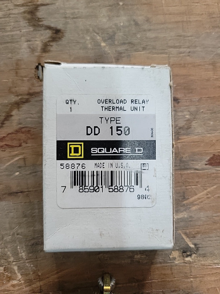 1- New Old Stock! SQUARE D DD150 THERMAL OVERLOAD HEATER ELEMENT