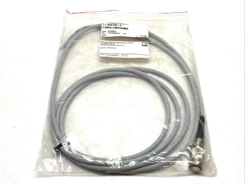 Hottinger Bruel 1-KAB158-3 Connection Cable for Force Transducer