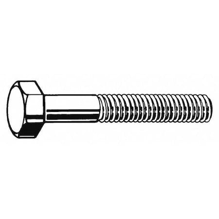 Zoro Select N01200.031.0275 Grade 5, 5/16"-18 Hex Head Cap Screw, Zinc Plated