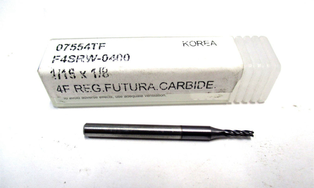 YG-1 (07554TF) 1/16 x 1/8 x 3/16 x 1-1/2 4-Flute RH SE Square Carbide End Mill