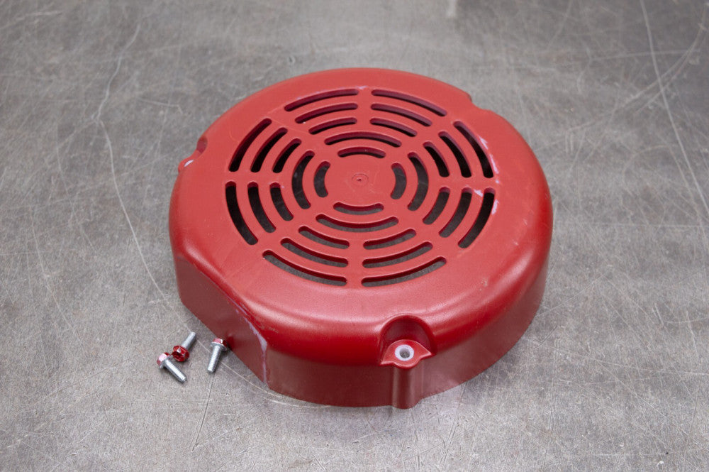 Leeson Electric Motor Rear Plastic Fan Cover Guard & Screws 56 Frame Farm Duty