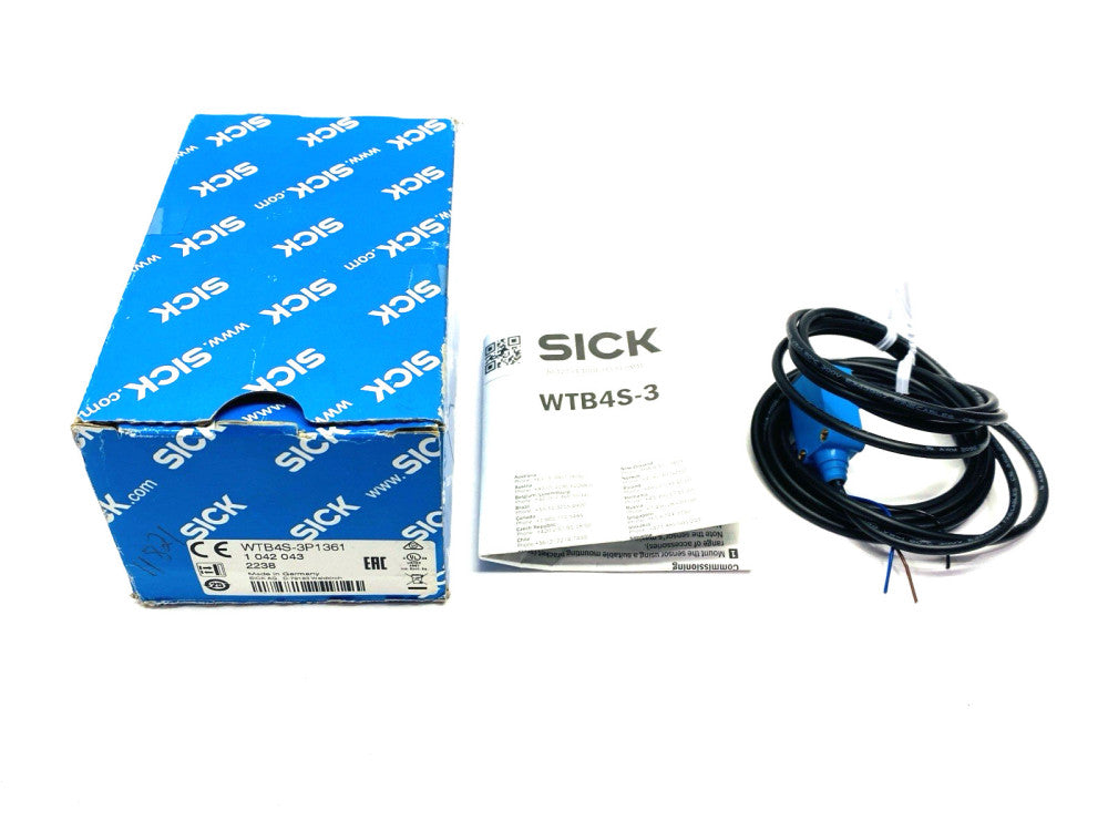 Sick WTB4S-3P1361 Photoelectric Proximity Sensor Background Suppression 1042043