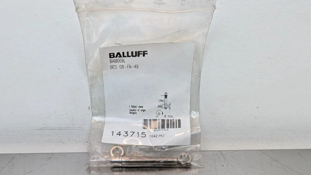 Balluff BAM009L Plunger Probe Positive Stop BES 08-FA-49 M8 8x57mm