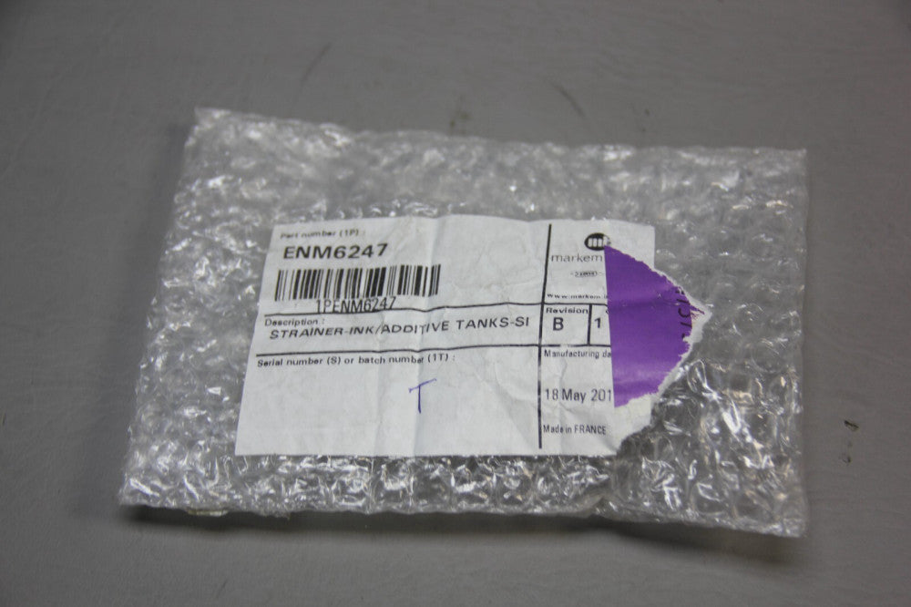 NEW MARKEM IMAJE ENM6247 INK STRAINER ADDITIVE TANKS SI