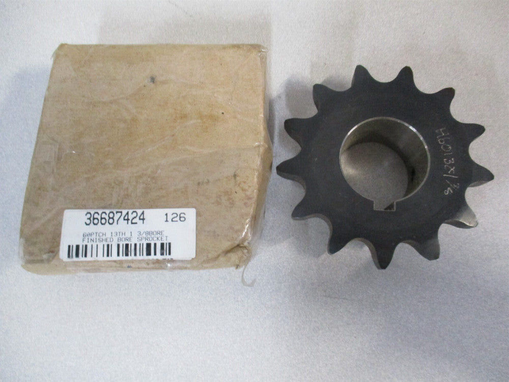 U.S. Tsubaki (60B13F-1F) 3/4″ Chain Size 60, 13 Tooth Finished Bore Sprocket