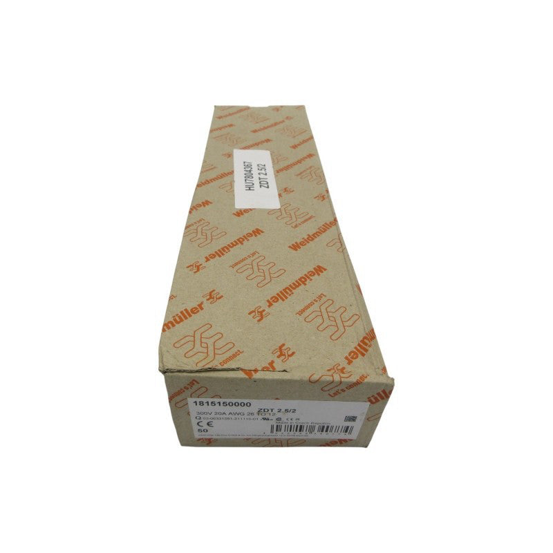 WELDMULLER 1815150000 ZDT2.5/2 (PKG OF 50) NSMP
