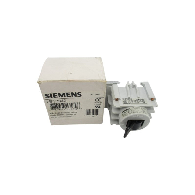 SIEMENS LBT3040 600VAC 40A NSMP
