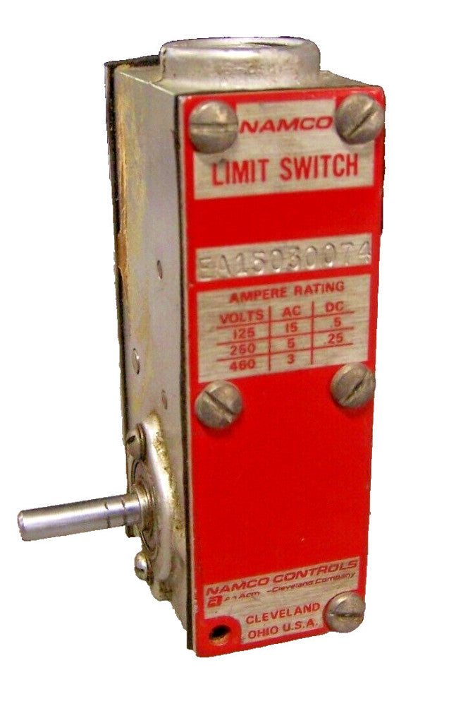 NAMCO EA15030074 SNAP LOCK LIMIT SWITCH 460 VAC 3 AMP 1/2" NPT
